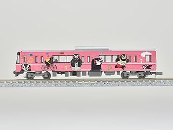 2555❣️ 鉄道　　オブジェ　電車　絵　3セット Amazon | 鉄道コレクション 鉄コレ 熊本電気鉄道03形 くまモン